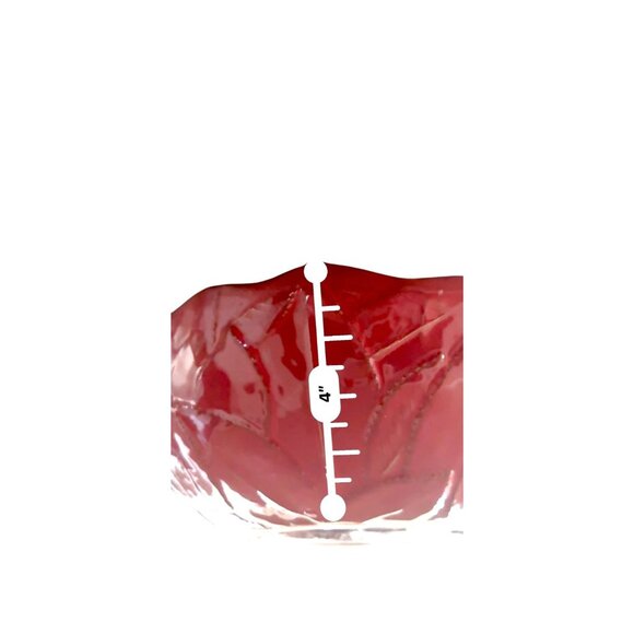 Vintage Leonardo Foglio Red Vietri Majolica Leaves Serving Bowl Made in Italy - Picture 7 of 7